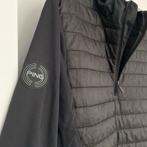 Ping golf men’s hooded quarter zip - Size M